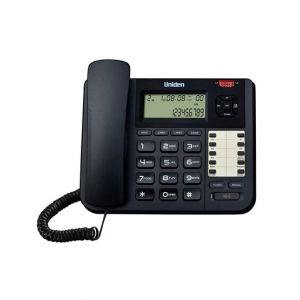 Uniden 2 Line Corded Landline Speaker Phone Black (AT-8502)