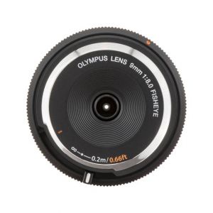 Olympus Fisheye Body Cap 9mm f/8 Lens For Mirrorless Camera