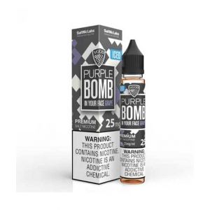 VGOD Purple Bomb In Your Face Grape Iced SaltNic Pod Flavour 25mg