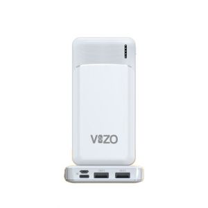 Vizo 10000mah VHT-12 Fast Charging Power Bank -White