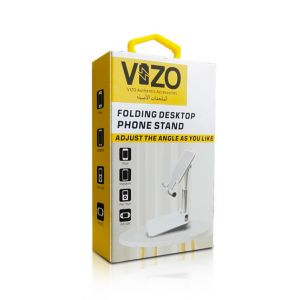 Vizo Portable Folding Mobile Stand - White