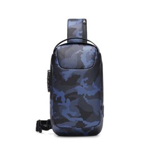 Aopinyou Fanny Pack Crossbody Bag For Men Army Blue (AP-37)