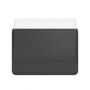 Wiwu 12" Skin Pro 3 PU Leather Macbook Sleeve Black