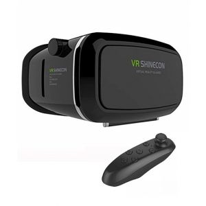 Shinecon 3D Virtual Reality Box With Remote - Black