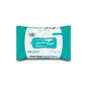 Cool & Cool Sensitive Wipes - 10 Pcs (W1274)