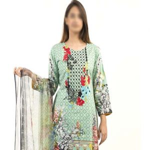 Waqas collection Embroidered Collection Unstitced 3 Piece (0006)