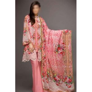 Waqas inc Embroidered Unstitched 3 Piece (0003)