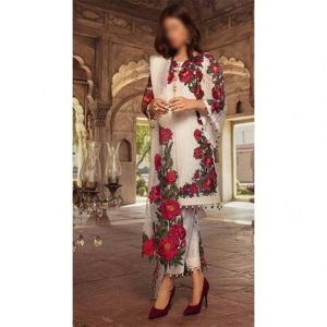 Waqas inc Embroidered Unstitched 3 Piece (0005)