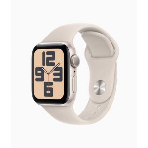 Apple Watch SE 2023 Starlight Aluminum Case With Sport Band-Starlight-GPS-40mm