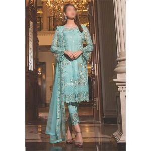 WIB Embroidered Collection Unstitced 3 Piece (0003)