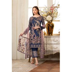 WIM Embroidered Collection Unstitced 3 Piece (0005)