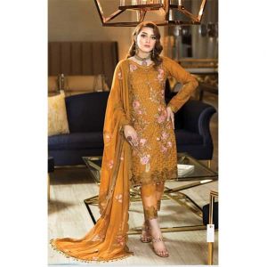 WIM Embroidered Collection Unstitced 3 Piece (0001)