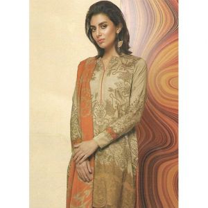 WIM Embroidered Collection Unstitced 3 Piece (0008)