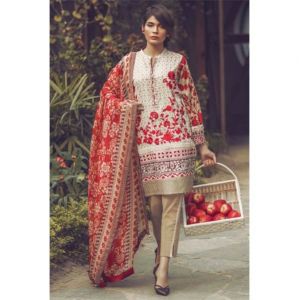 WIM Embroidered Collection Unstitced 3 Piece (0010)