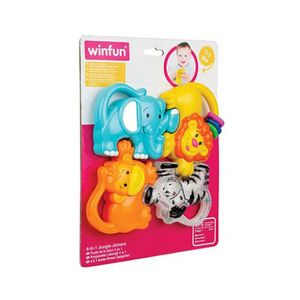 Winfun 4 in 1 Jungle Joiners Rattles Toy Set (0633)