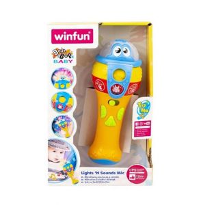 Winfun Lights and Sounds Mic Toy For Kids (1803)