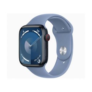 Apple Watch Series 9 Midnight Aluminum Case With Sport Band-GPS-41 mm-Winter Blue