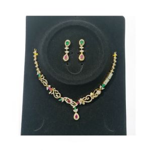 Wish Indian Design Necklace And Earrings Set For Women (0048)