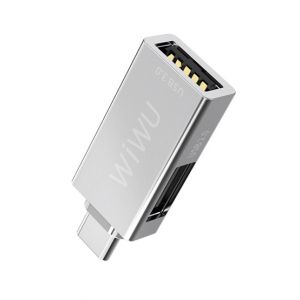 Wiwu T02 Type-C to 2 x 3.0 USB Silver