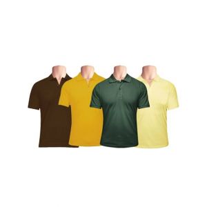 WOP Polo T-Shirts Half Sleeve Small Size (Pack of 4)