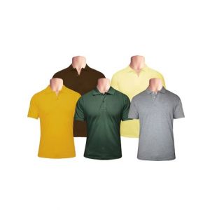WOP Polo T-Shirts Half Sleeve Small Size (Pack of 5)