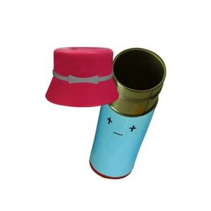 World of Promotion Stainless Steel Thermos With a Hat Pink