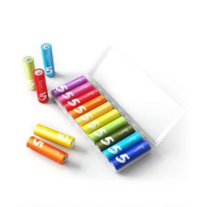 Xiaomi Mi Zi5 AA Alkaline Battery Rainbow Pack Of 10