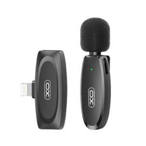 XO Lightening Wireless Collar Microphone For iPhone - Black (MKF08B)