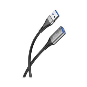 XO NB220 3.0 USB Male to Female Extension Data Cable 3m - Black