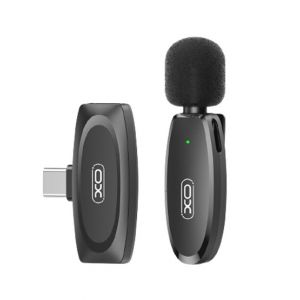 XO Type C Wireless Collar Microphone For Android - Black (MKF08A)