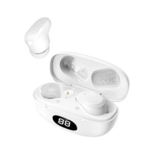 XO X19 Ark TWS Wireless Earbuds With Digital Display-White