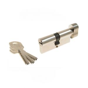 Yale Double Cylinder With Turn Lock 35/35 Silver (CK-0901)