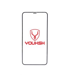 Youksh Anti Dust Black Glass Screen Protector For iPhone X/XS