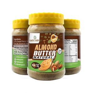 Zaksyard All Natural Unsweetened Almond Butter Creamy 200g