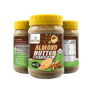 Zaksyard All Natural Unsweetened Almond Butter Crunchy 200g