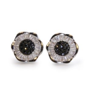 Zed Eye Berry Bluster Earrings For Women Black (ISE106B)