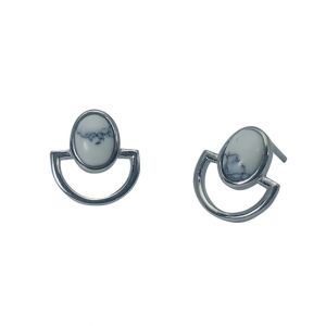 Zed Eye Moon Swing Earrings For Women (ISE017)
