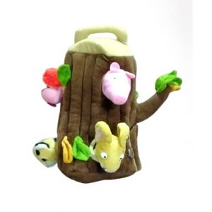 ZT Fashions Stuffed Animal With Tree Home Toy