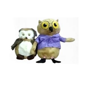 ZT Fashions Stuffed Owl Toy Set of 2