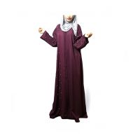 Al Haya Abaya For Women Garnet