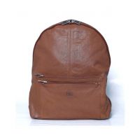 Ayra Leather Backpack - Brown