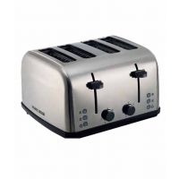 Black & Decker 4 Slice Stainless Steel Toaster (ET304)