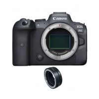 Canon EOS R6 Mirrorless Digital Camera With EOS-R Mount Adapter