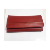 Chawlas Cow Leather Wallet For Women Red