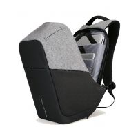 Consult Inn Anti-theft Backpack With USB Charging Port Grey