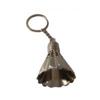 FS Couture Steel Shuttlecock Key Chain