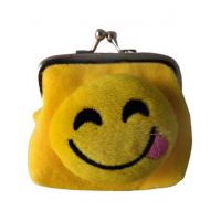 FS Couture Smiley Coin Pouch Yellow