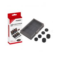 Dobe Game Card Storage Box With Thumbstick Caps For Nintendo Switch