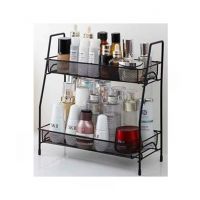 Easy Shop 2 Layer Color Coated Metal Stand Black