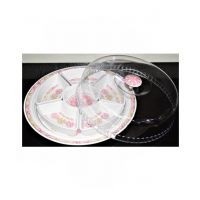 Easy Shop Melamine 7Pcs Dry Fruit Tray With Cover